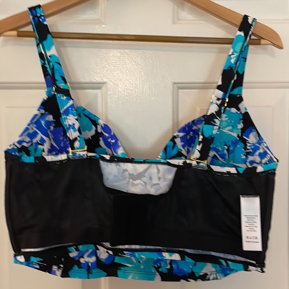 Retro bra sized bikini top with extra coverage - Picture 3 of 7